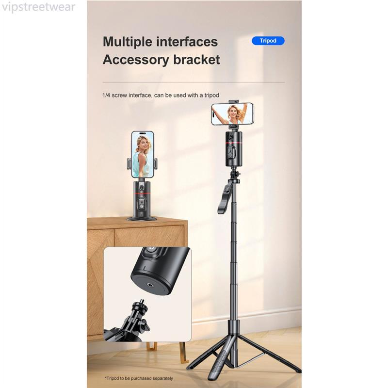 VIPstreetwear Pemegang Telefon Pintar P02 360° Muka Pintar / Penjejakan Objek Baharu Robot Peribadi-Kameraman.AI tripod penstabil untuk telefon