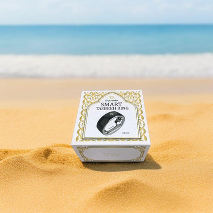ready stock!arabic None Screen smart Healthy ring azan bluetooth amart tasbeeh ring prayer counter
