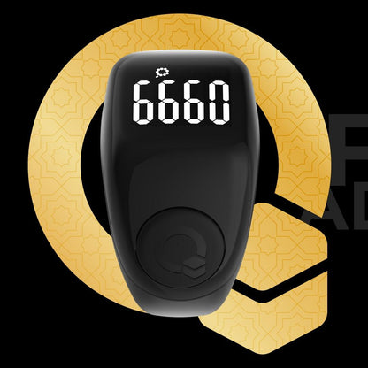 Ready stock Flex advance! Authorized ori Iqibla Smart Tasbih Tally Counter Ring for Muslims Zikr Ring Max count 9999 Large Screen
