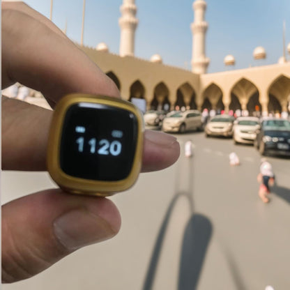 2024's Local seller Smart ring Cincin zikr ring IQIBLA Noor tasbeeh ring  Max count 9999 bluetooth connect larger digital