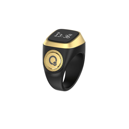 (Local Stock)High Grade smart ring Iqibla Digital Tally Counter Ring for home OLED Digital Tasbeeh 5 remind Time Ring MY local seller