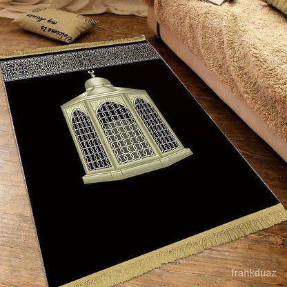 spot high quality blanket High quality Arab blanket Soft plush thickened jacquard carpet clock personal blanket