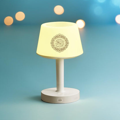 5 Colors Azan Clock ALQuran Radio Lampu Mushroom LED Touch Lamp Al-Quran speaker Night Light Bedside Lamp Table Lamp desk lamp desk lamp