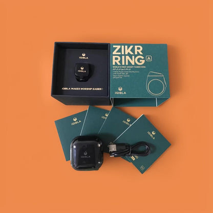 (Local Stock) Smart Tasbih Tally Counter Ring for Muslims Zikr Ring Digital Tasbeeh 5 Prayer Time