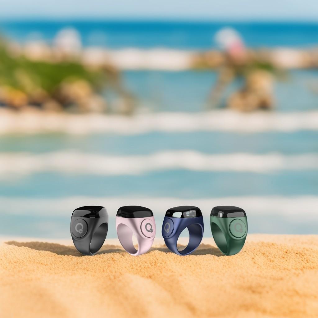2024's Local seller Smart ring Cincin zikr ring IQIBLA Noor tasbeeh ring  Max count 9999 bluetooth connect larger digital