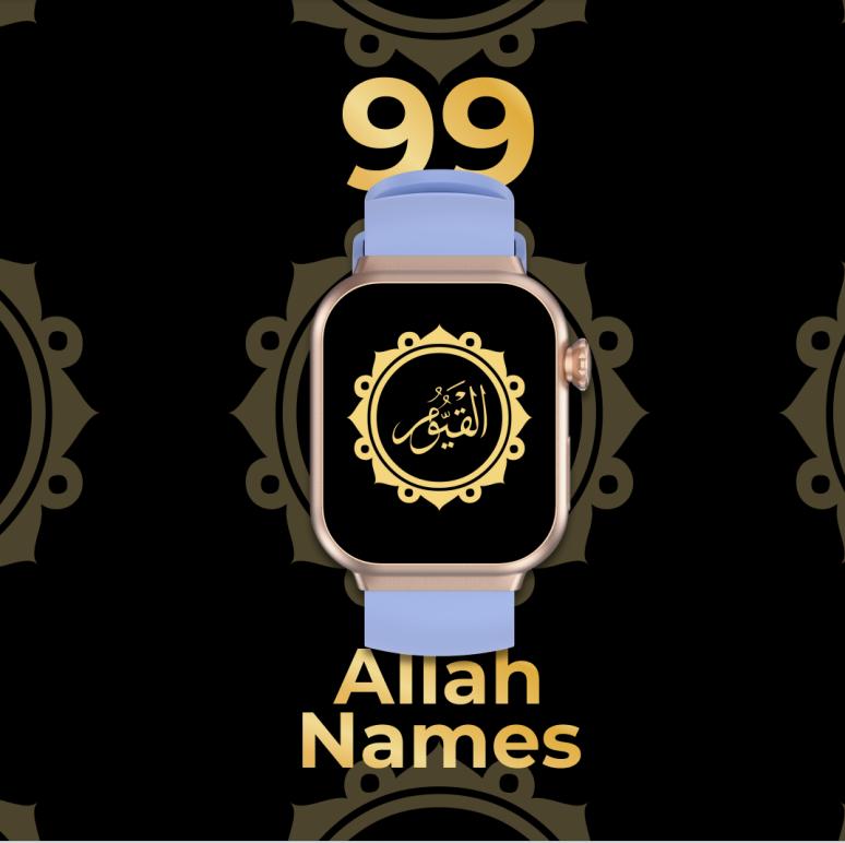 2025's Newest Iqibla Quran Watch S1 Jam Tangan Azan IQibla Solat Kiblat Digital Muslim Islamic Prayer health Watch