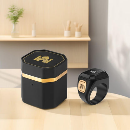 2024's Diamond OLED screen BSTWSH Smart tasbieh counter Jewel shaped integrated upper cover Exquisite storage box with metal frame