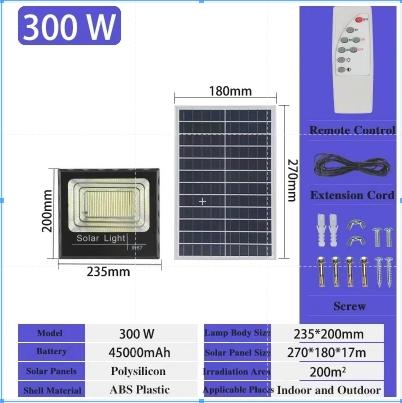 【READY STOCK】MEM solar light outdoor lighting 1600W Solar Spotlight lampu solar IP67 Waterproof solar led Street light