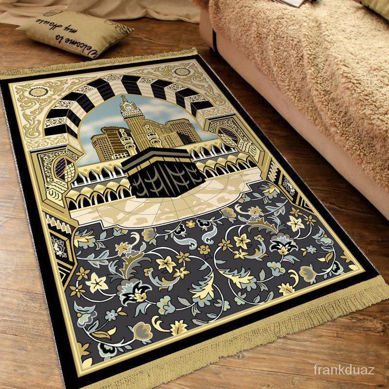 spot high quality blanket High quality Arab blanket Soft plush thickened jacquard carpet clock personal blanket
