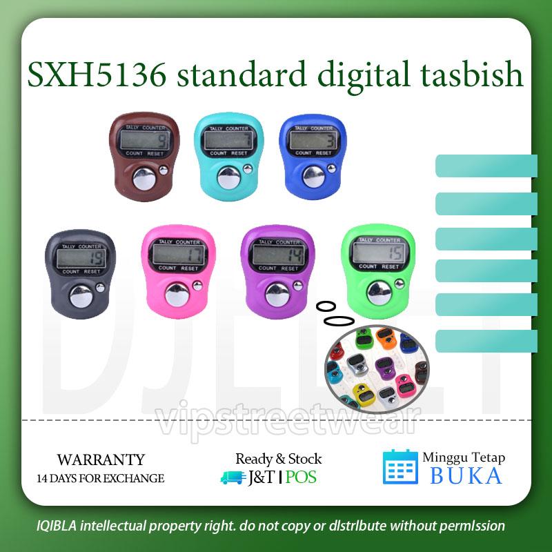 DJ READY STOCK!Tasbih Digital LED Mini Finger Zikir Tally Counter 100 Beep Islamic Muslim Prayer Beads Plain Colour