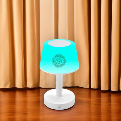 5 Colors Azan Clock ALQuran Radio Lampu Mushroom LED Touch Lamp Al-Quran speaker Night Light Bedside Lamp Table Lamp desk lamp desk lamp