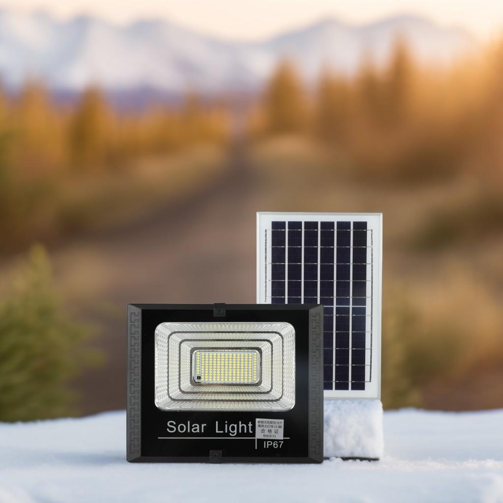【READY STOCK】MEM solar light outdoor lighting 1600W Solar Spotlight lampu solar IP67 Waterproof solar led Street light