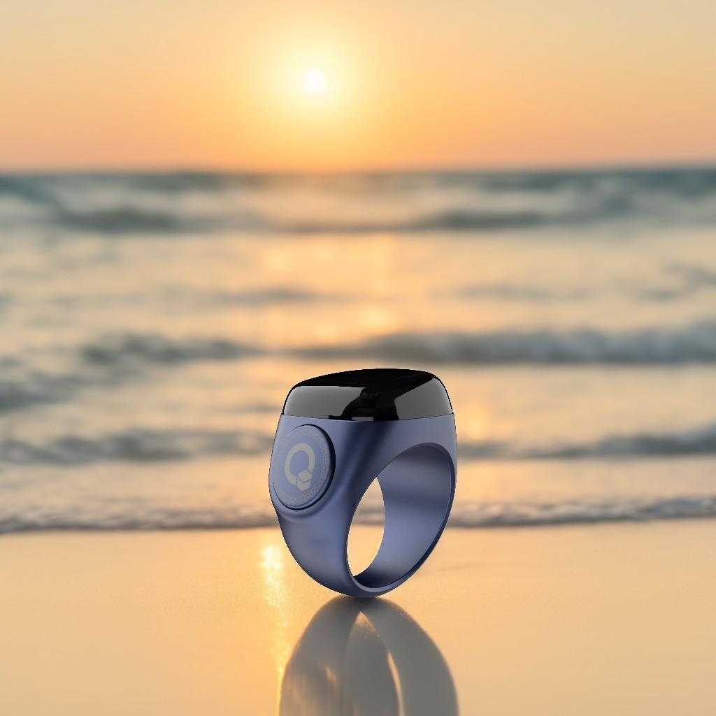 2024's Cincin zikr ring IQIBLA Noor tasbeeh ring Local seller Smart ring Max count 9999 bluetooth connect larger digital