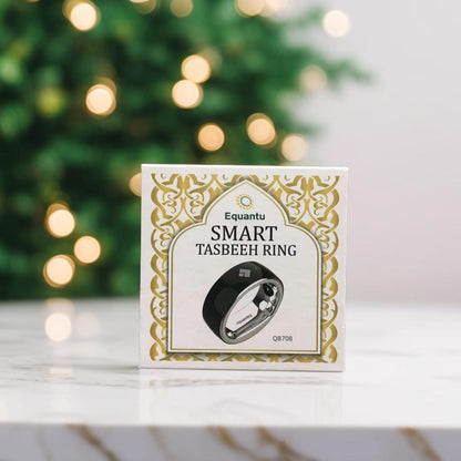 ready stock!arabic None Screen smart Healthy ring azan bluetooth amart tasbeeh ring prayer counter