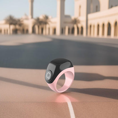 2024 Newest Collection Titanium larger screen Than Before 55mah 7days standby 3Size in 1box(Lcoal Seller)Iqibla Jood Zikr Ring