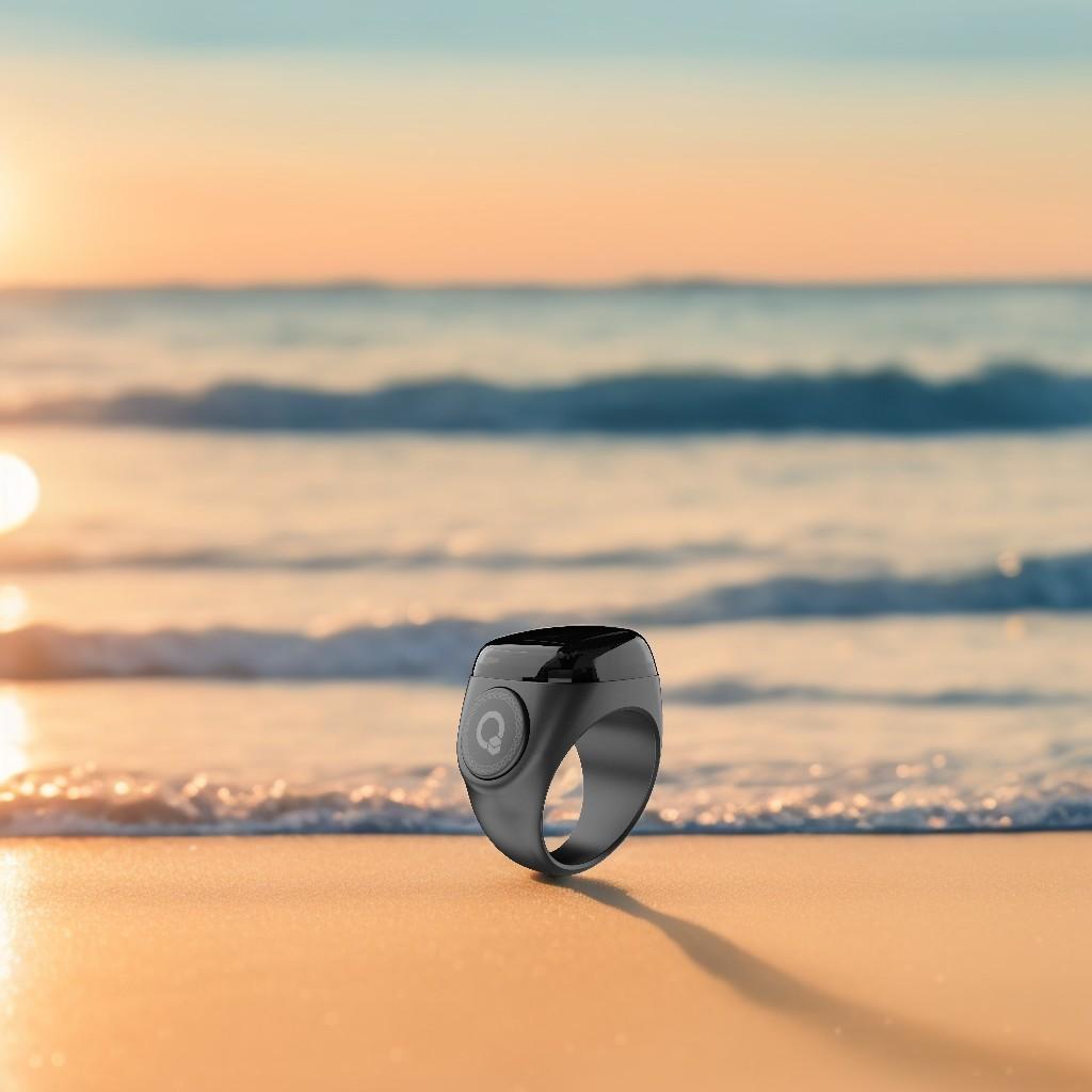 2024's Local seller Smart ring Cincin zikr ring IQIBLA Noor tasbeeh ring  Max count 9999 bluetooth connect larger digital