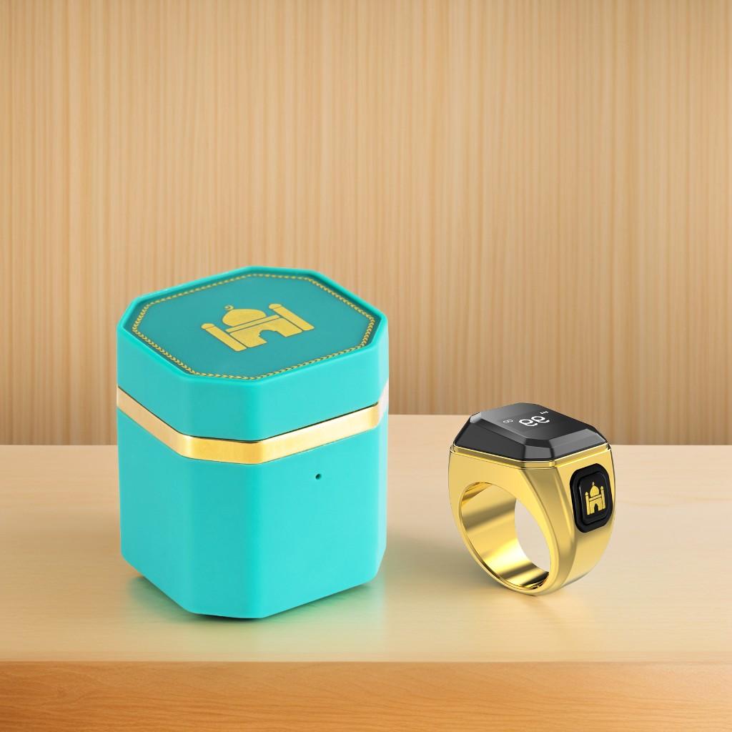 2024's Diamond OLED screen BSTWSH Smart tasbieh counter Jewel shaped integrated upper cover Exquisite storage box with metal frame