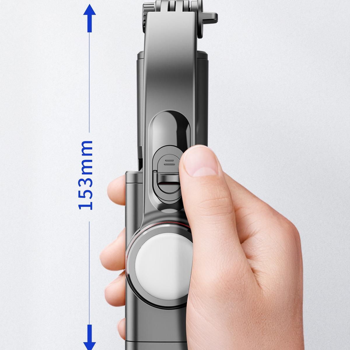 DJ READY STOCK L18S MINI Original GIMBAL STABILIZER L08 Mobile phone stabilizer anti-shake handheld PTZ video shooting Vlog tripod
