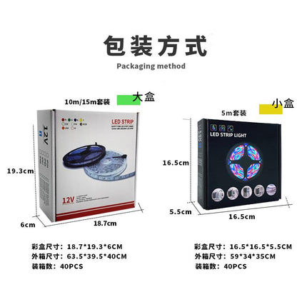 (Local Stock)!Best LED Strip Light 5/20m RGB LED Light Strip 5050/2835 LED Tape Lights Color Changing Strip Lights