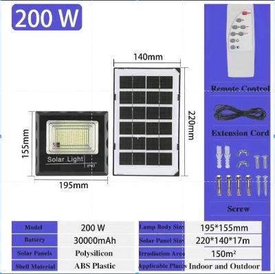 【READY STOCK】MEM solar light outdoor lighting 1600W Solar Spotlight lampu solar IP67 Waterproof solar led Street light